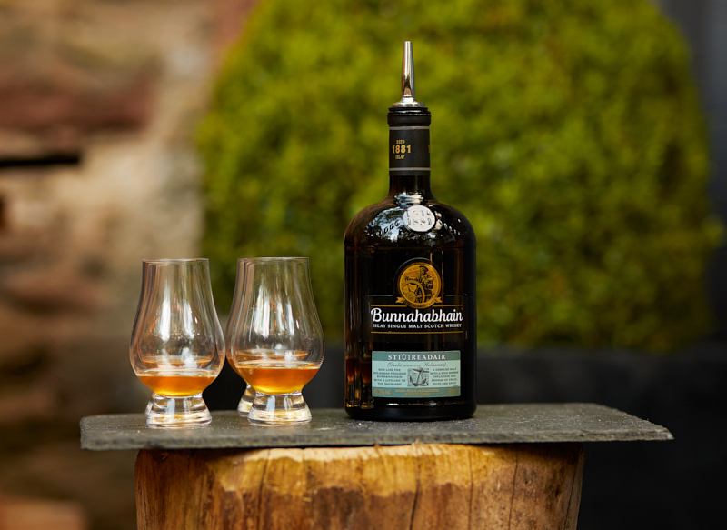 Scotch whisky and tasting glasses
